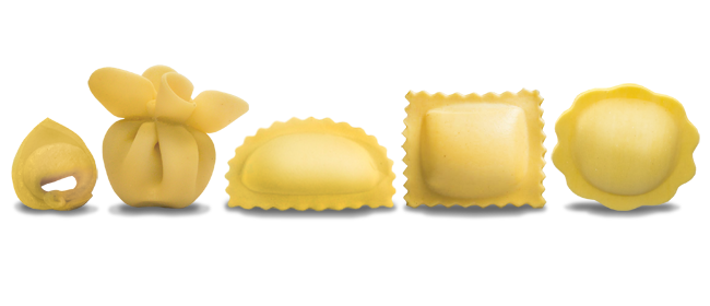 A complete catalogue of fresh filled pasta