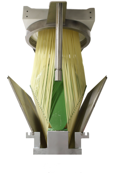 Circular head with long pasta spreader
