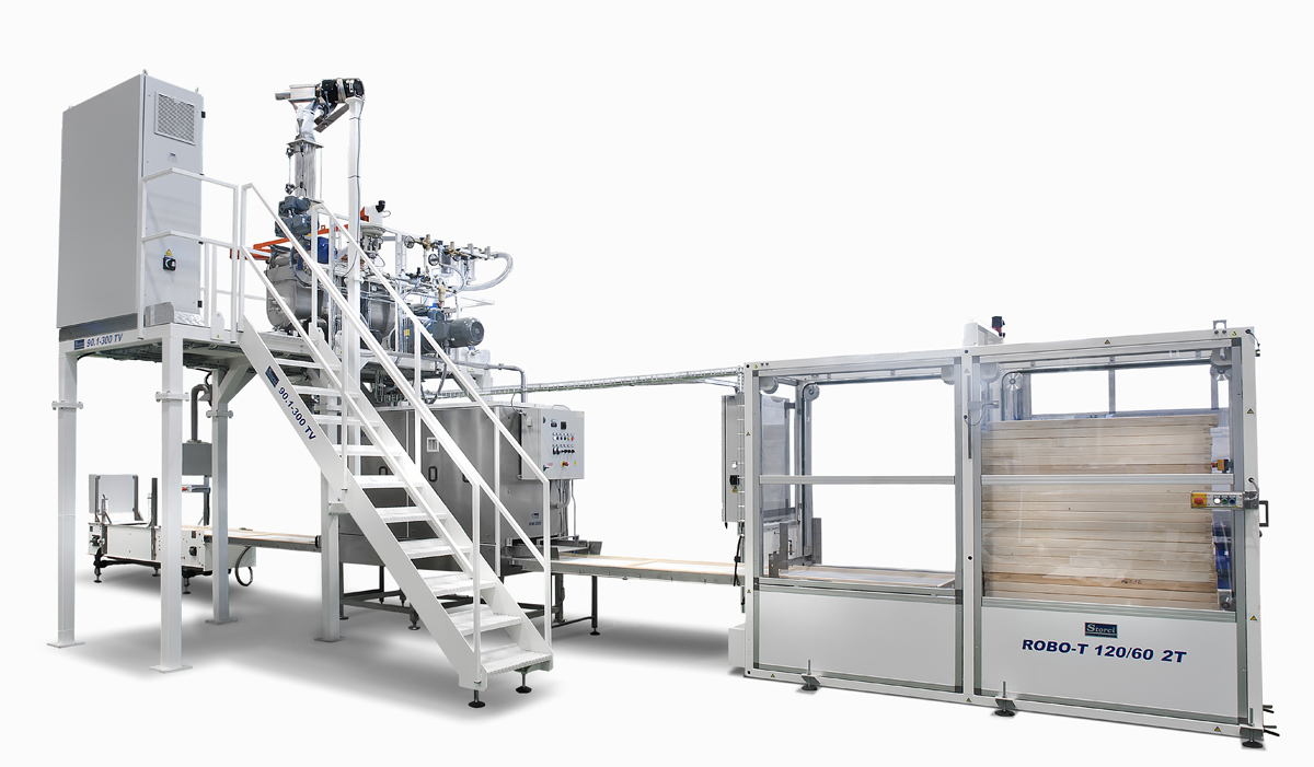 Linea per la produzione di pasta secca da 250 Kg/h